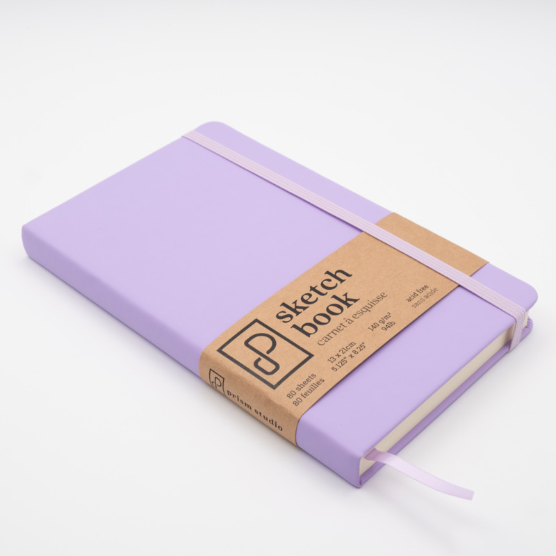 Sketch Book, 13cm x 21cm, Dreamy Lilac - Prism Studio Canada
