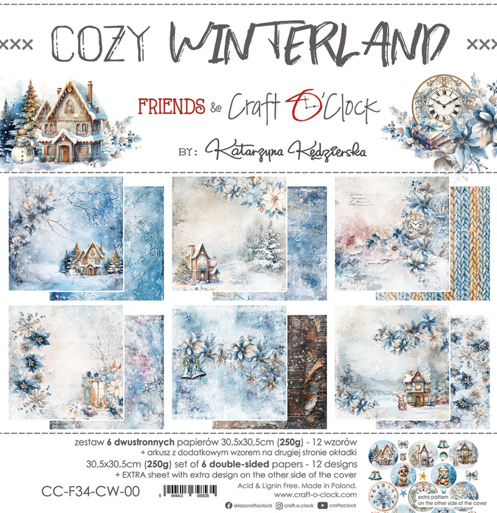 ++Craft O Clock Cozy Winterland -ferm 24 août CCL-F34-CW-00