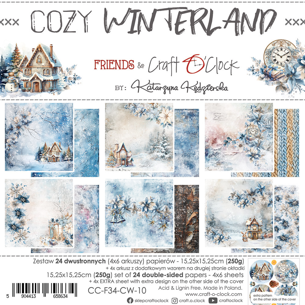 ++Craft O Clock Cozy Winterland -ferm 24 août CCL-F34-CW-10