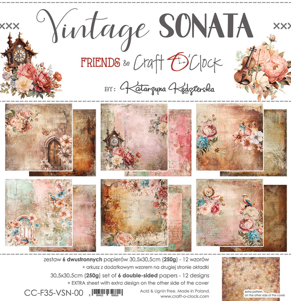 ++Craft O Clock Vintage Sonata -ferm 24 août CCL-F35-VSN-00