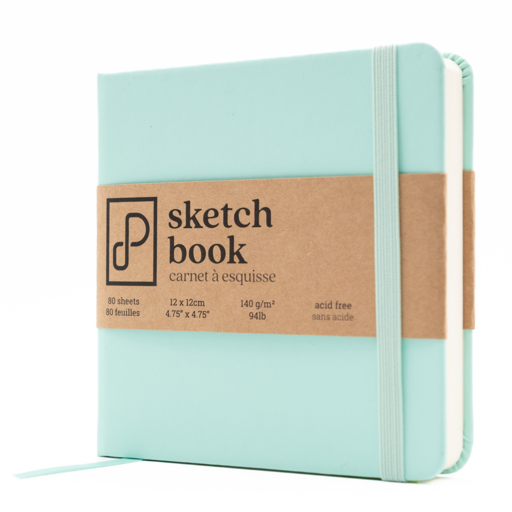 Sketchbook, 12cm x 12cm - Seafoam Green - Prism Studio Canada