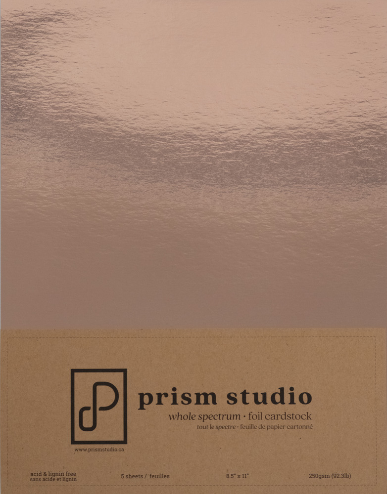 ++Prism Studio Whole Spectrum Foil Cardstock -ferm 28 août PRS-WF8250-104