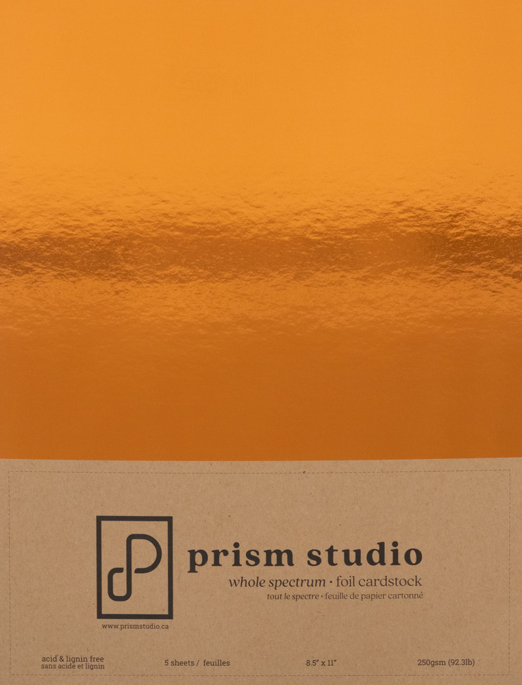 ++Prism Studio Whole Spectrum Foil Cardstock -ferm 28 août PRS-WF8250-105