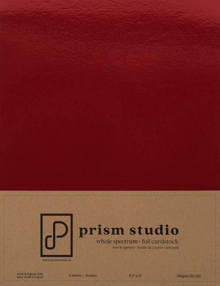 ++Prism Studio Whole Spectrum Foil Cardstock -ferm 28 août PRS-WF8250-106