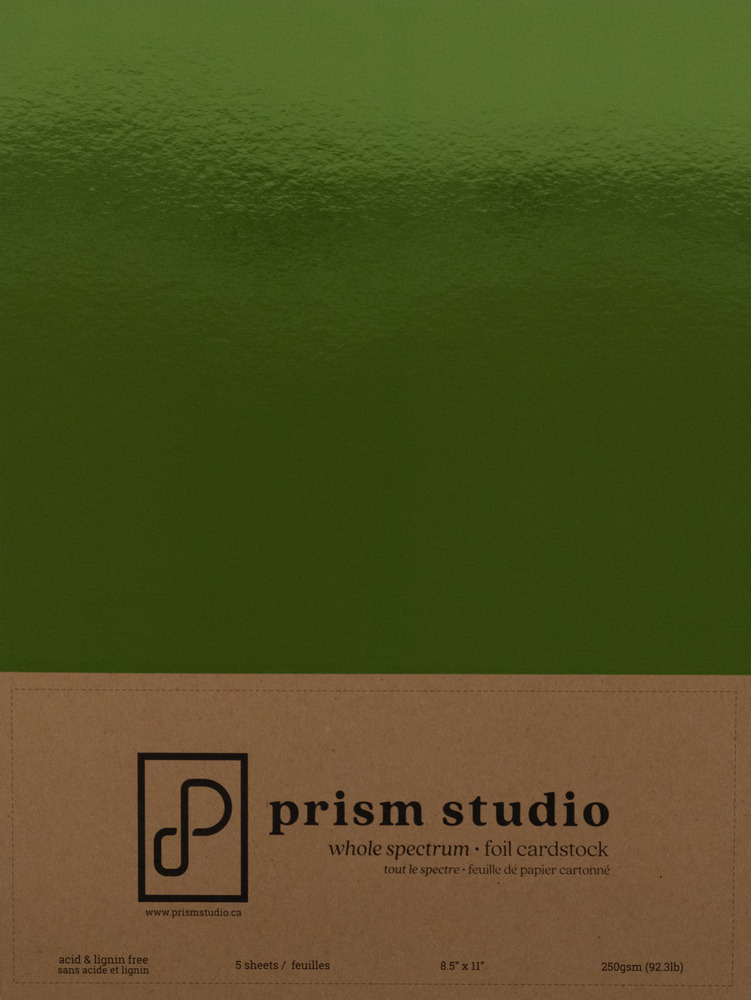 ++Prism Studio Whole Spectrum Foil Cardstock -ferm 28 août PRS-WF8250-107