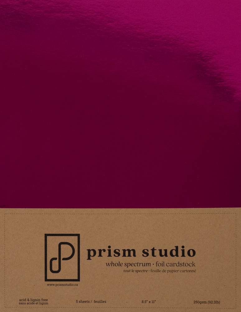 ++Prism Studio Whole Spectrum Foil Cardstock -ferm 28 août PRS-WF8250-108