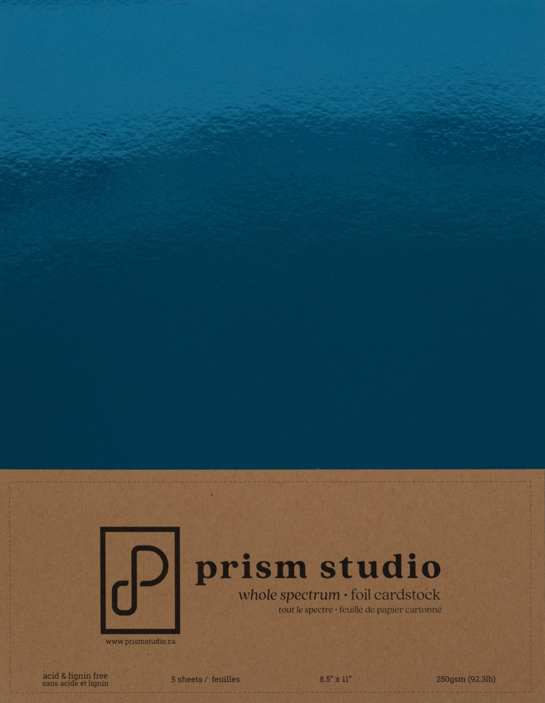 ++Prism Studio Whole Spectrum Foil Cardstock -ferm 28 août PRS-WF8250-111