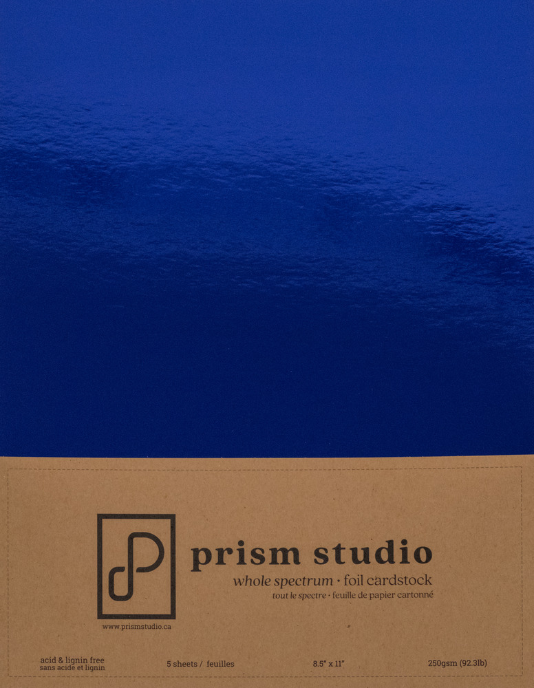 ++Prism Studio Whole Spectrum Foil Cardstock -ferm 28 août PRS-WF8250-112