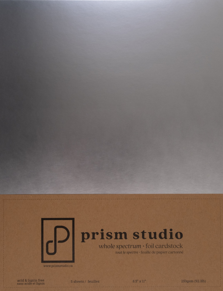 ++Prism Studio Whole Spectrum Foil Cardstock -ferm 28 août PRS-WF8250-122