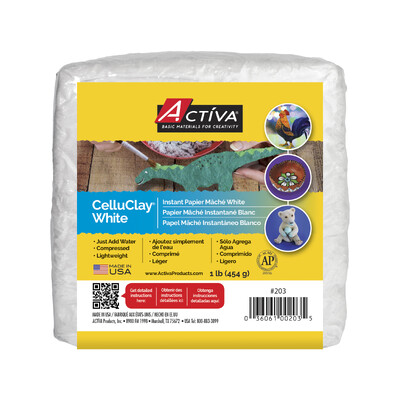 ACTIVA: Paper Mache & Sculpture - CelluClay Instant Paper Mache