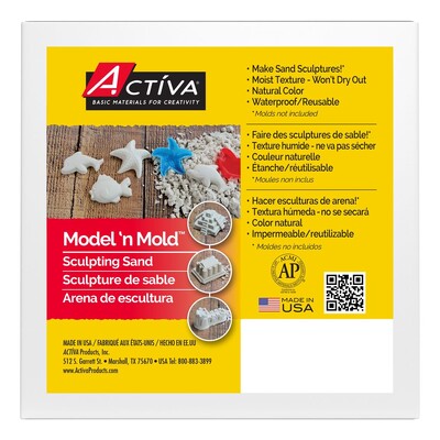 ACTIVA: Colored Sand & Modeling Sand - Model 'n Mold Sculpting Sand