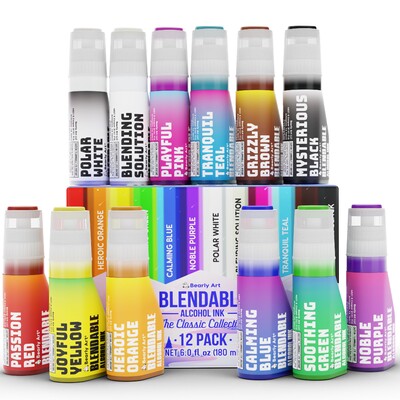 Blendable Alcohol Inks, The Classic Collection