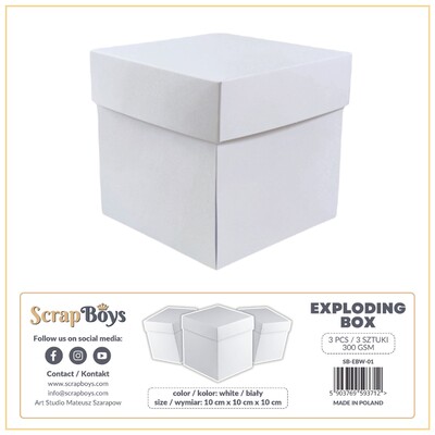 Exploding Box, White