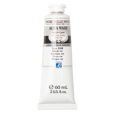 Aqua Wash Etching Ink 60ml, Black RSR