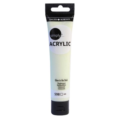 Simply Acrylic Paint, 75ml - Glow in the Dark