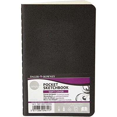 Simply Pocket Sketchbook, 3.5" x 5.5" - Softcover (65lb/100g)