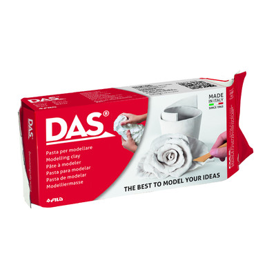 DAS Air Dry Modelling Clay, White (1.1lb)