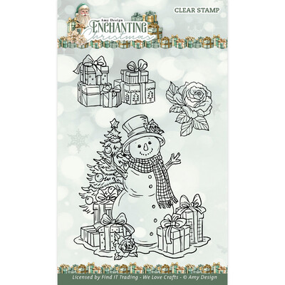 Amy Design Clear Stamp, Enchanting Christmas - Snowman