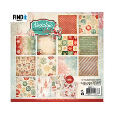 Berries Beauties 8X8 Paper Pack, Nostalgic Noel