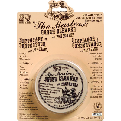 The Masters Brush Cleaner & Preserver, 2.5oz (Blistercarded)