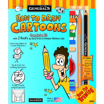 General Pencil Co.: Cartooning And Animation - How To Draw Cartoon Drawing Sets