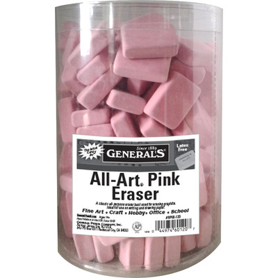 General Pencil Co.: Artist Erasers - Pink