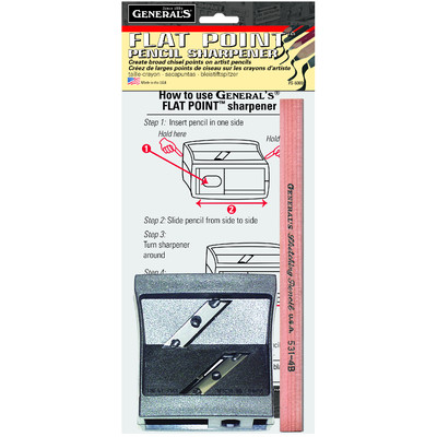 General Pencil Co.: Artist Sharpeners - Flat Point