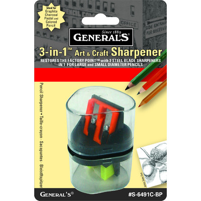 General Pencil Co.: Artist Sharpeners - 3 In 1