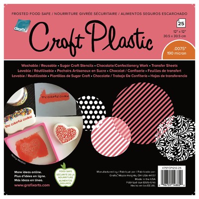 Grafix: Craft Plastic - Food Safe Craft Plastic Film .0075 Medium Weight