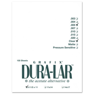 Grafix: Dura Lar - .005 Clear Packs
