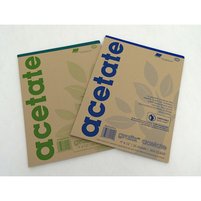 Grafix: Acetate - .0075 Clear Packs