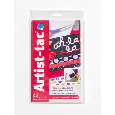 Artist-tac Adhesive Dots, 5.5" x 9" (25 Pack)