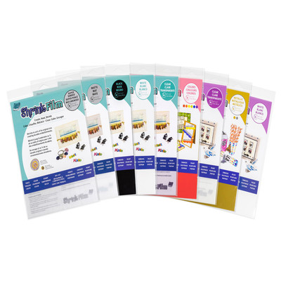 Grafix: Shrink Film - White Inkjet Printable Shrink Film Packs