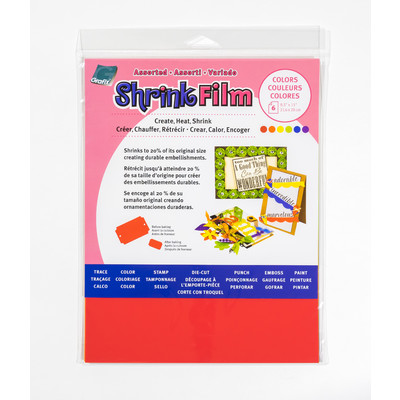Grafix: Shrink Film - Assorted Colors Shrink Film Packs