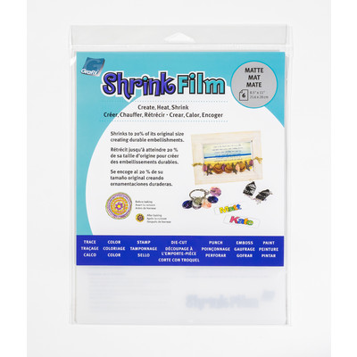 Grafix: Shrink Film - Matte Shrink Film Packs
