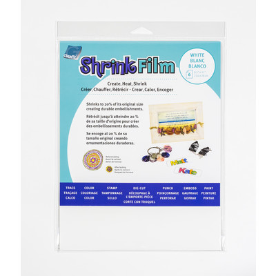 Grafix: Shrink Film - White Shrink Film Packs