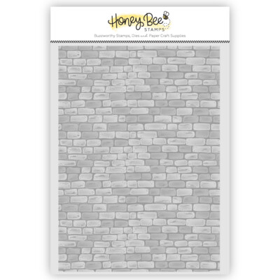 3D Embossing Folder, Rustic Brick Wall