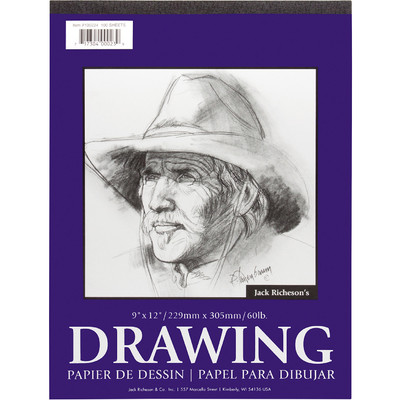 Jack Richeson & Co.: Paper Pads And Bulk - Drawing 60 Top Tape Bound