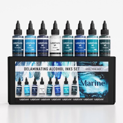 Kamenskaya: Alcohol Inks - Delaminating Inks