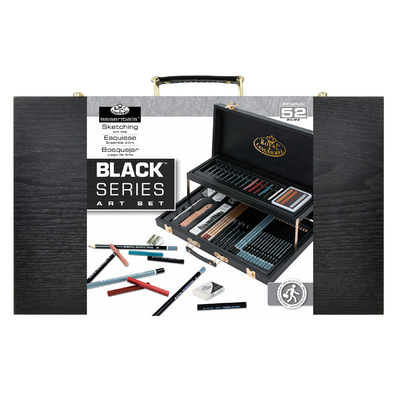 Royal & Langnickel: Essentials - Black Series Two Tier Art Sets
