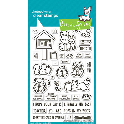 Clear Stamp, Little Woodland Library