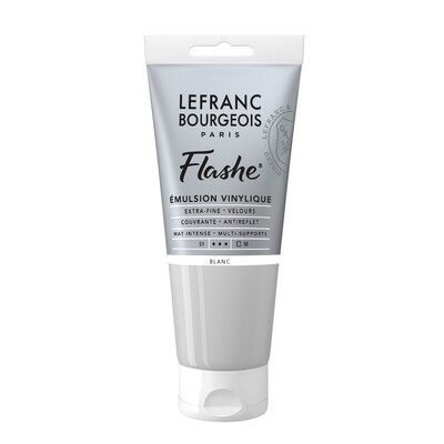 Flashe Extra Fine Vinyl Paint 80ml Tube, White