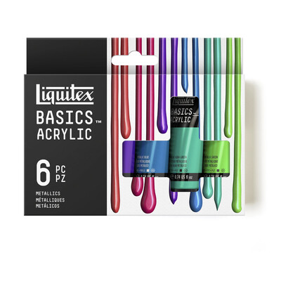 Liquitex: Basics Acrylics - Sets - Metallic