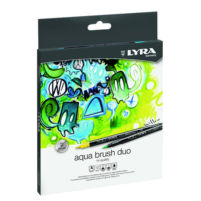 Aqua Brush Duo Pen Set (12pc)