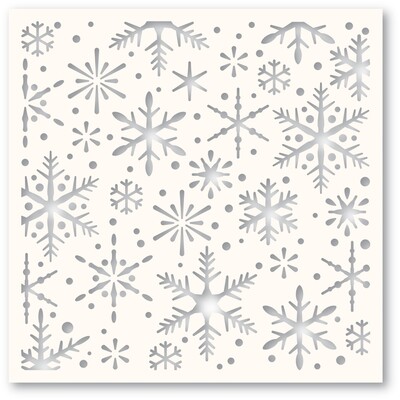 Stencil, Falling Snowflakes