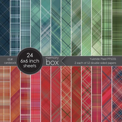 6X6 Paper Pack, Yuletide Plaid