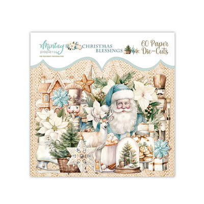 Paper Die Cuts, Christmas Blessings, 60 pcs