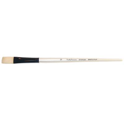 Princeton Artist Brush Co.: Simply Simmons Long Handle Natural - Flat