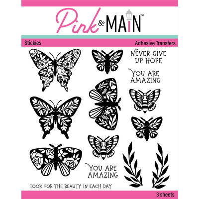 Pink & Main: Foil - Adhesive Transfer Stickies