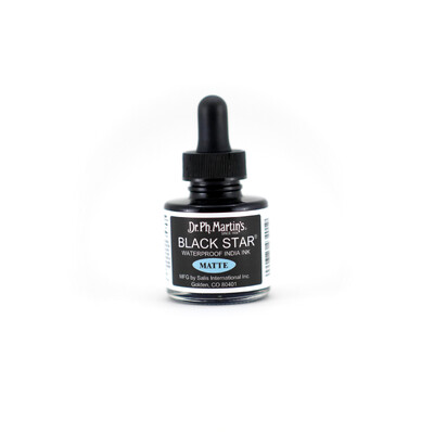 Dr. Ph Martin's: Specialty Products - Black Star Waterproof India Ink